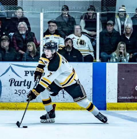 Border Bruins’ Kosec receives Grant Sheridan Scholarship