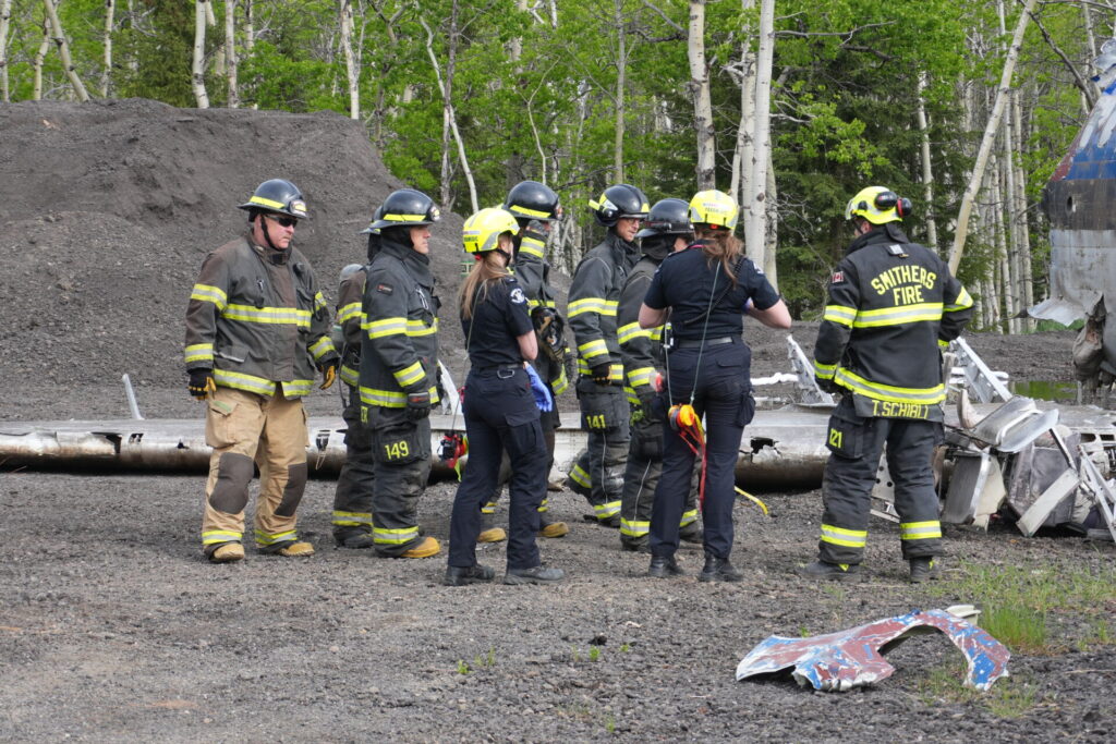 Mock plane crash hosted in Smithers for first responders