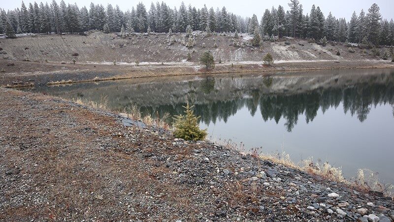 Cranbrook reservoir and snowpack levels looking good