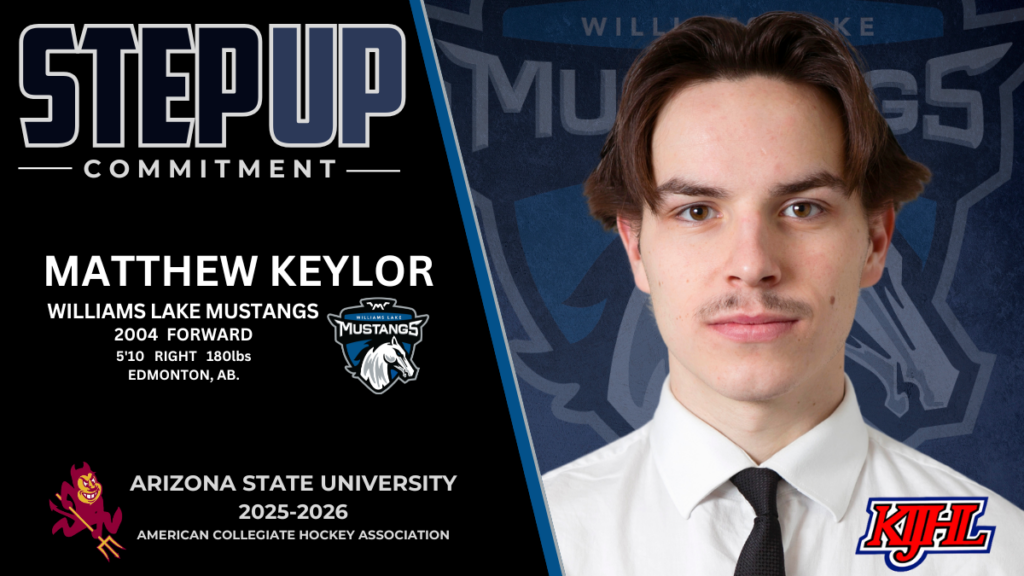 Williams Lake Mustangs’ Forward Commits to Arizona State Univeristy
