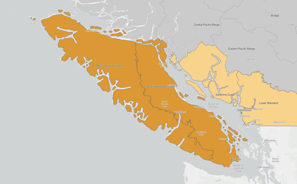 Province raises drought rating for Vancouver Island