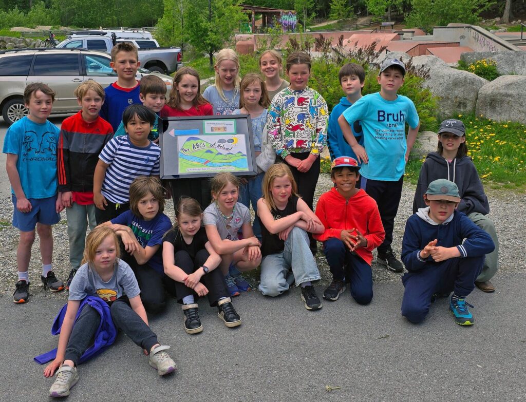Student book featured in Rosemont Park story walk