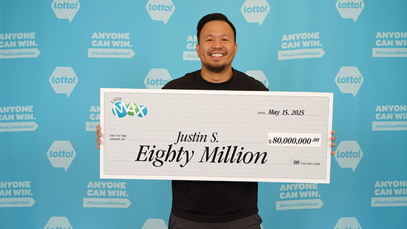 Surrey resident wins record-breaking $80-Million windfall