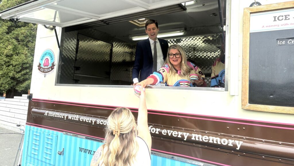 Eby serves up support for B.C. dairy farmers amid Trump trade attacks