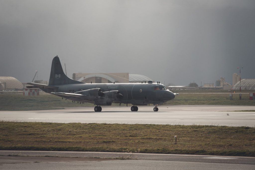 CP-140 Aurora to fly over Comox Marina this afternoon