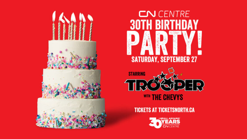 Trooper to perform in PG during CN Centre birthday bash