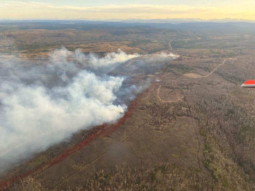 Out-of-control wildfires in the Peace Region deemed human-caused