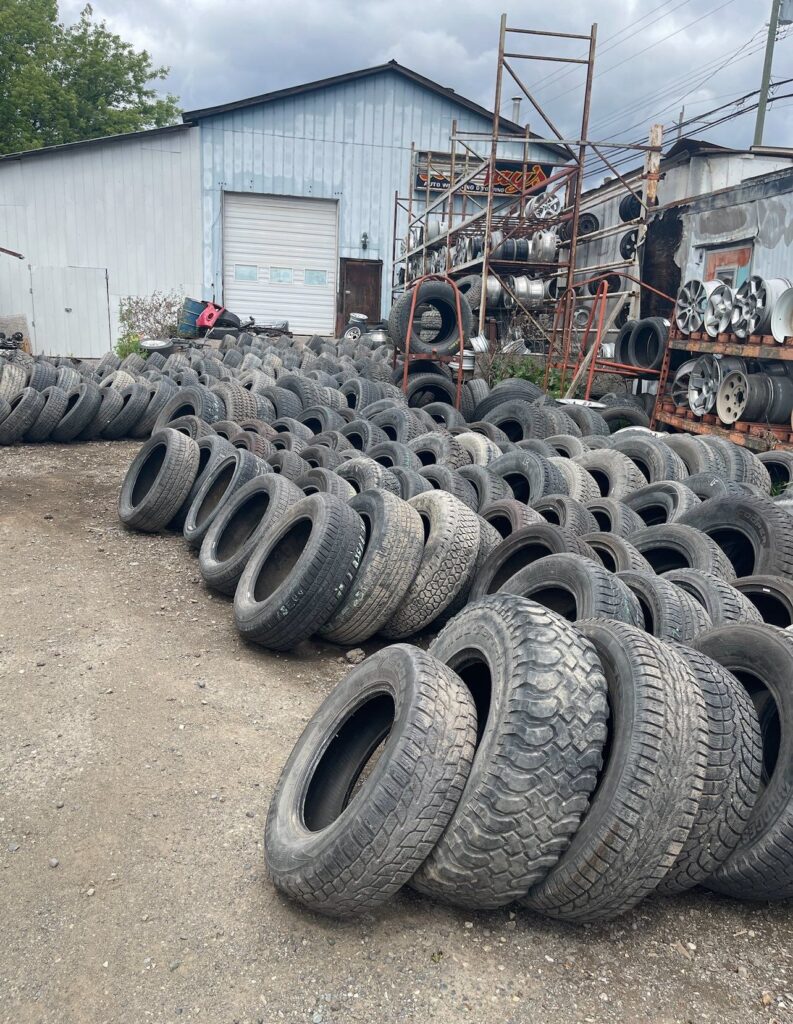 Local Auto Wreckers Giving Away Free Tires as Business Closes