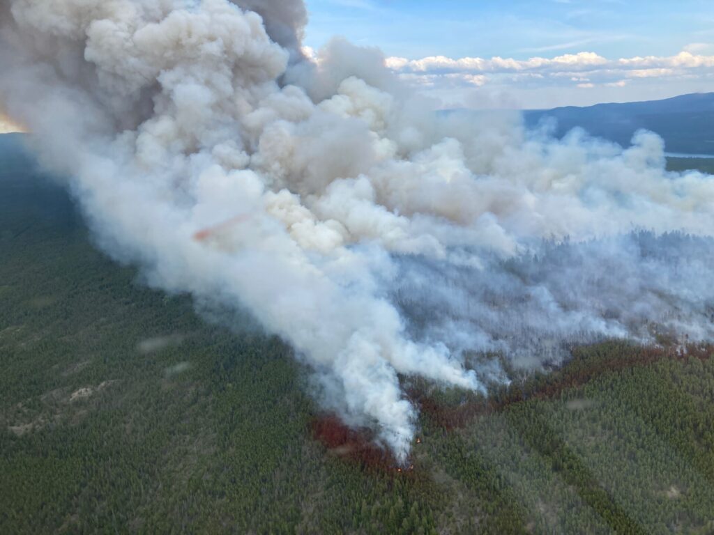 Martin Lake Area Wildfire In The Chilcotin Estimated To Be 661 Hectares