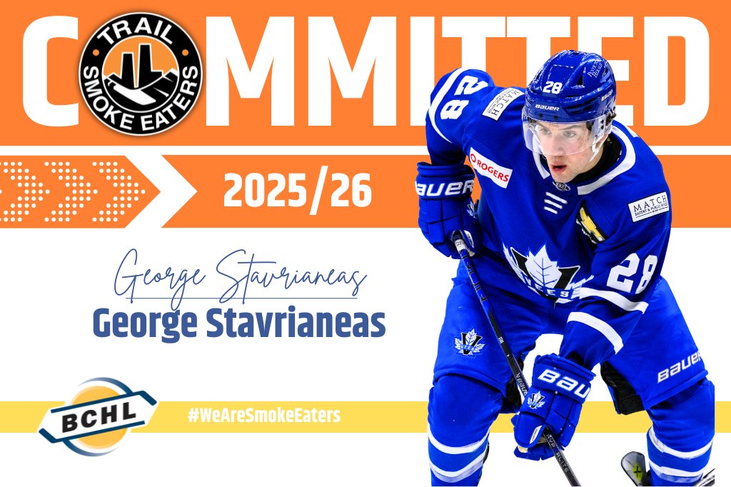 Trail Smoke Eaters sign George Stavrianeas