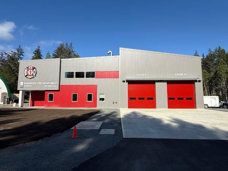 RDN announces completion of Dashwood Fire Hall replacement