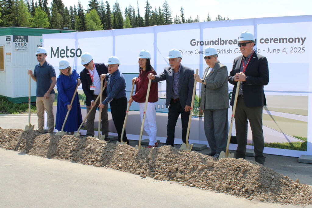 Ground breaks on Metso Service Center in Prince George