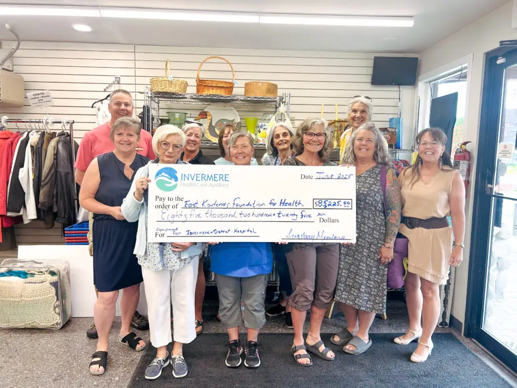 Invermere Health Care Auxiliary donation fuels purchase of medical equipment