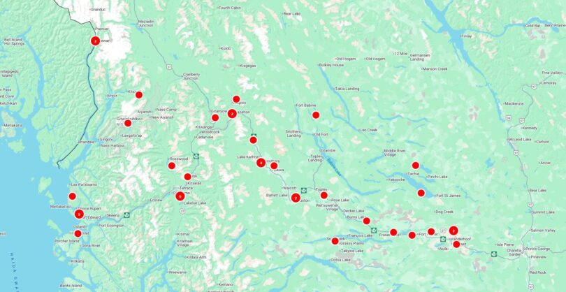 Power outages sweep across Highway 16