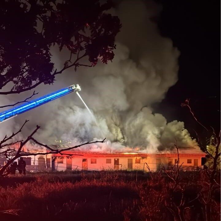 Lake City Firefighters Fought Early Morning Structure Fire Behind The Hamilton Hotel