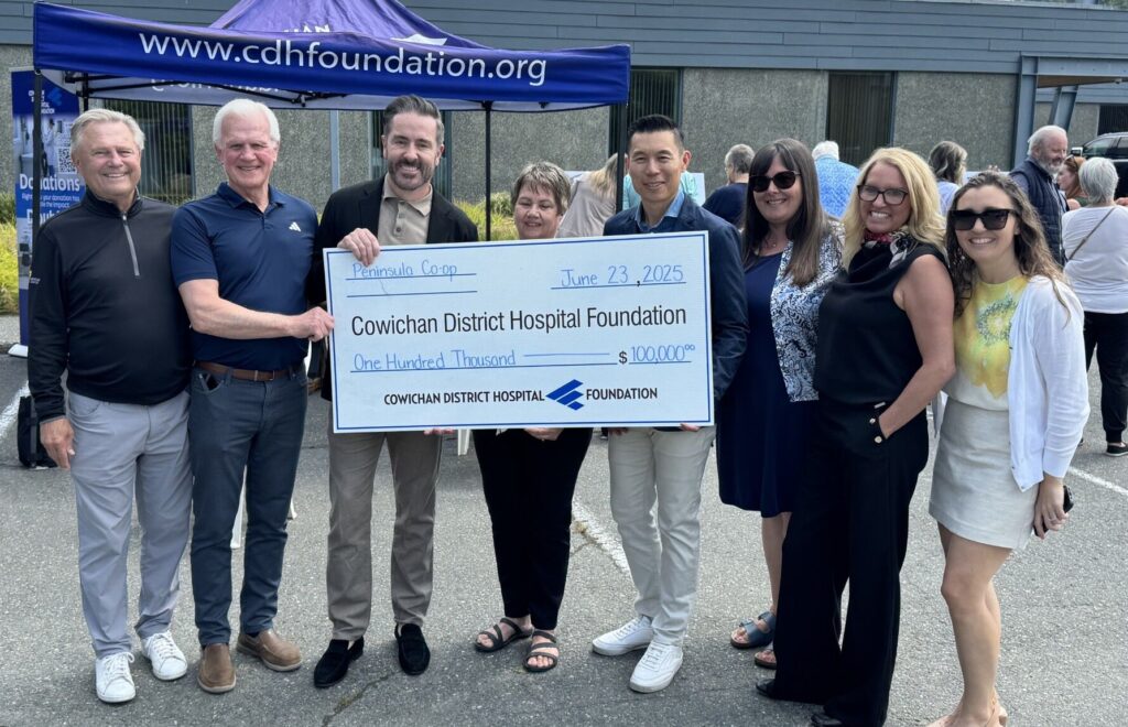 Peninsula Co-op donates $100,000 to CDHF for new medical equipment 
