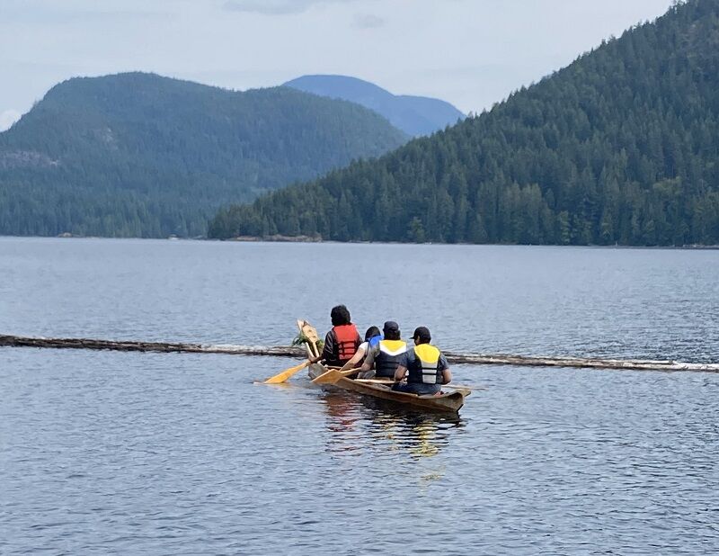 RCMP collaborate with Indigenous you to complete a year-long dugout canoe project 