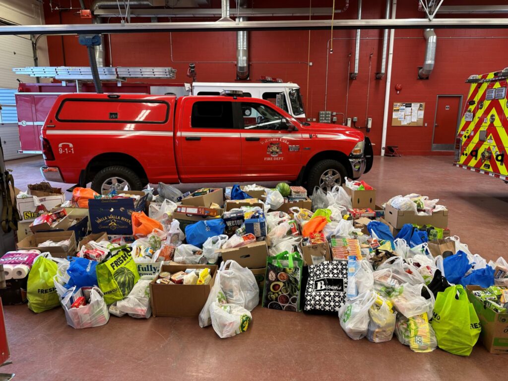 Williams Lake Fire Department To Hold Annual Food Drive