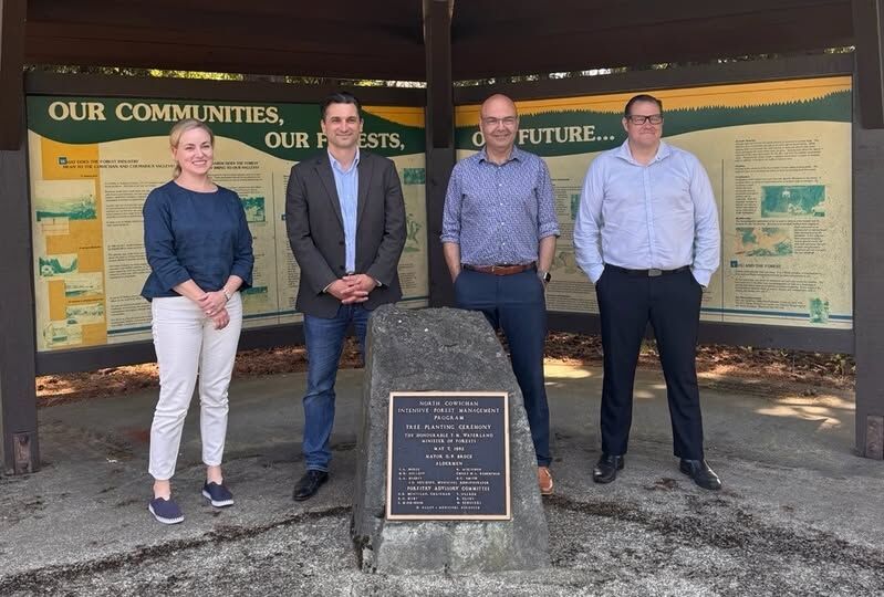 North Cowichan mayor meets with counterparts to promote BC lumber 