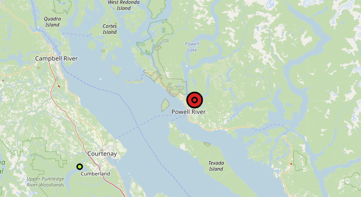 UPDATED: Wildfire near Haslam Lake now out, Coastal Wildfire Service