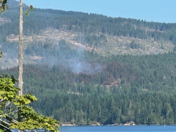 Comox Lake Wildfire grows to 4.5 hectares