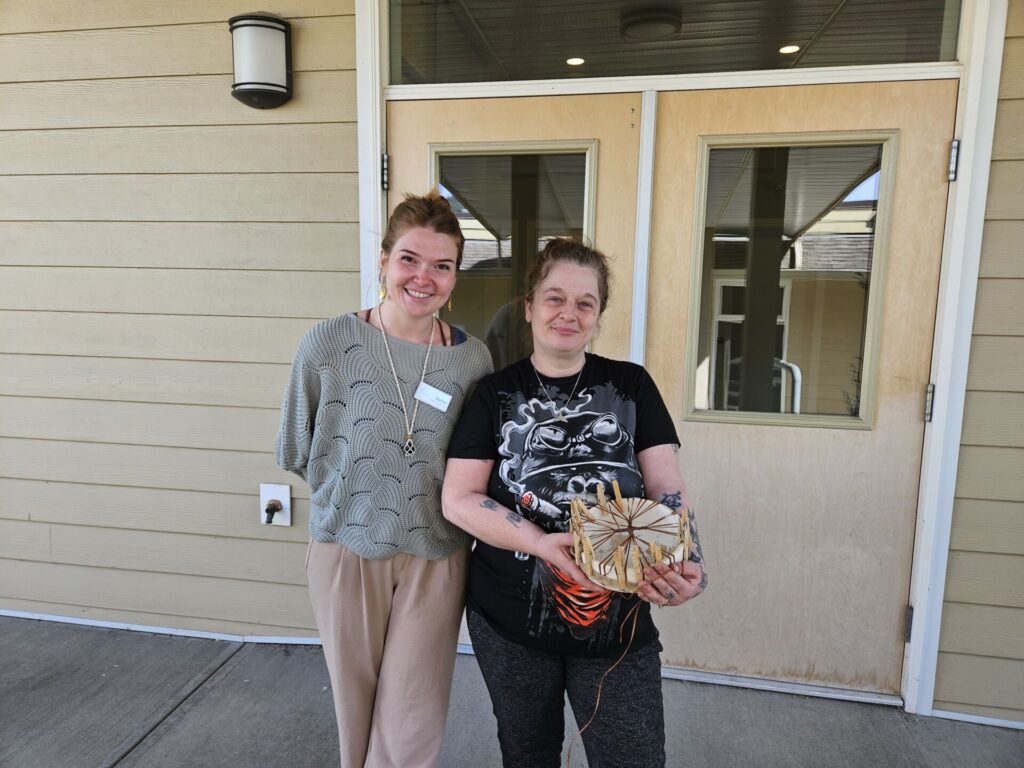 Kids Connecting with Cariboo Culture with Drum Making Group