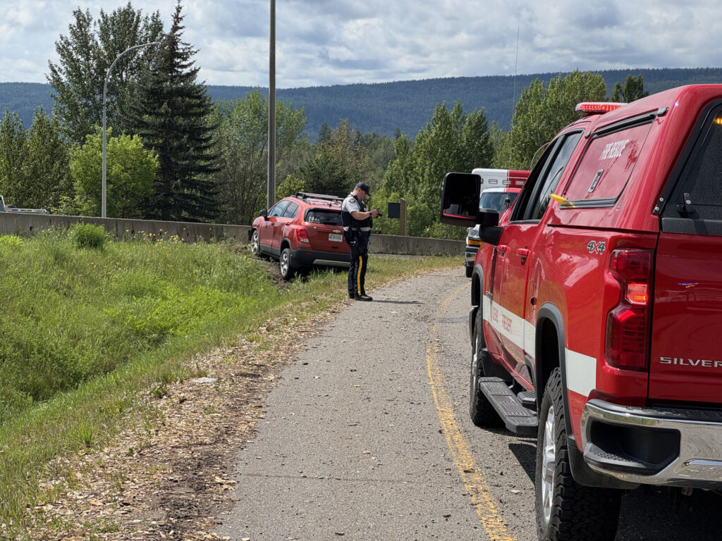 Accident on Highway 97 On Ramp Closed Section Briefly