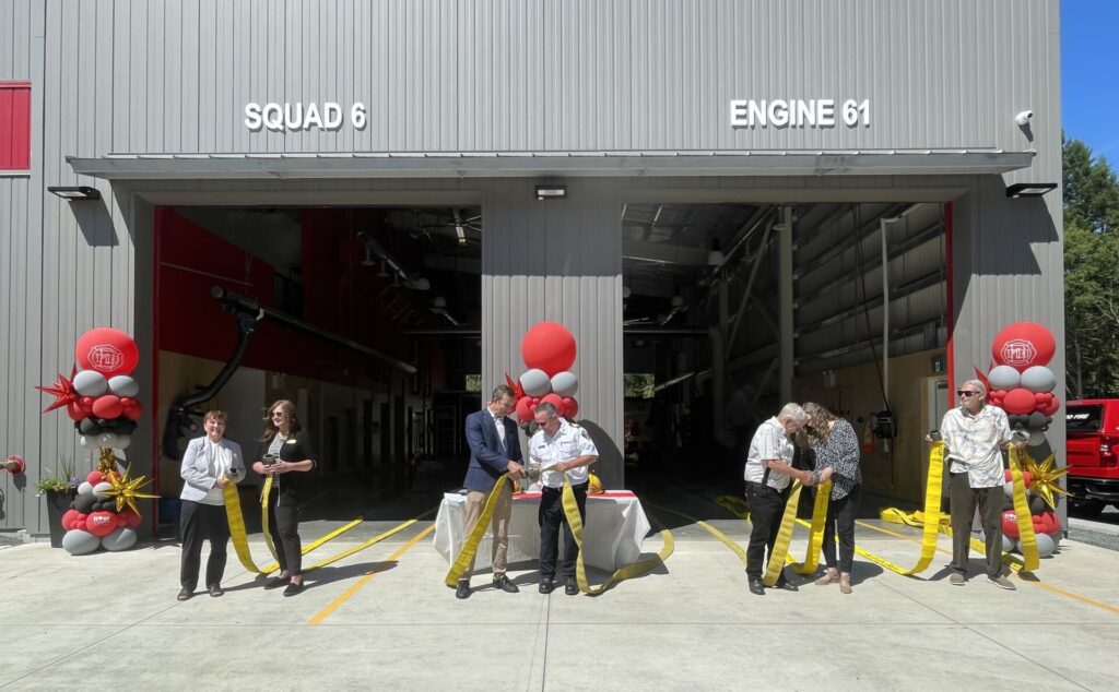 Dashwood celebrates opening of new fire hall