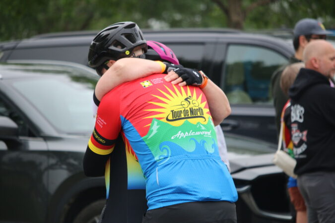 Tour de North riders take part in emotional training ride to honour Shane Kelly
