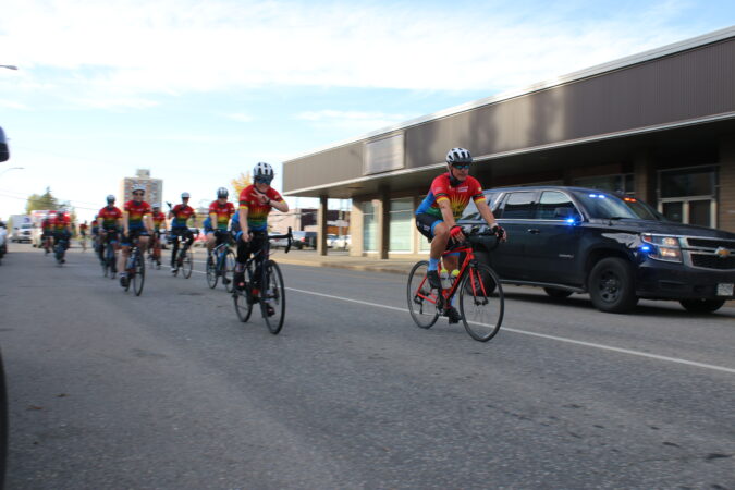 Cops for Cancer Tour de North team riding for former member this weekend