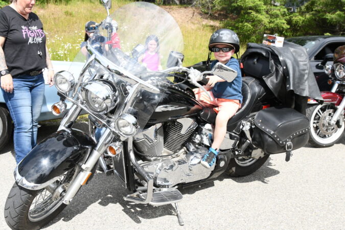 Surprise visit brings big smiles to boy battling cancer in Quesnel