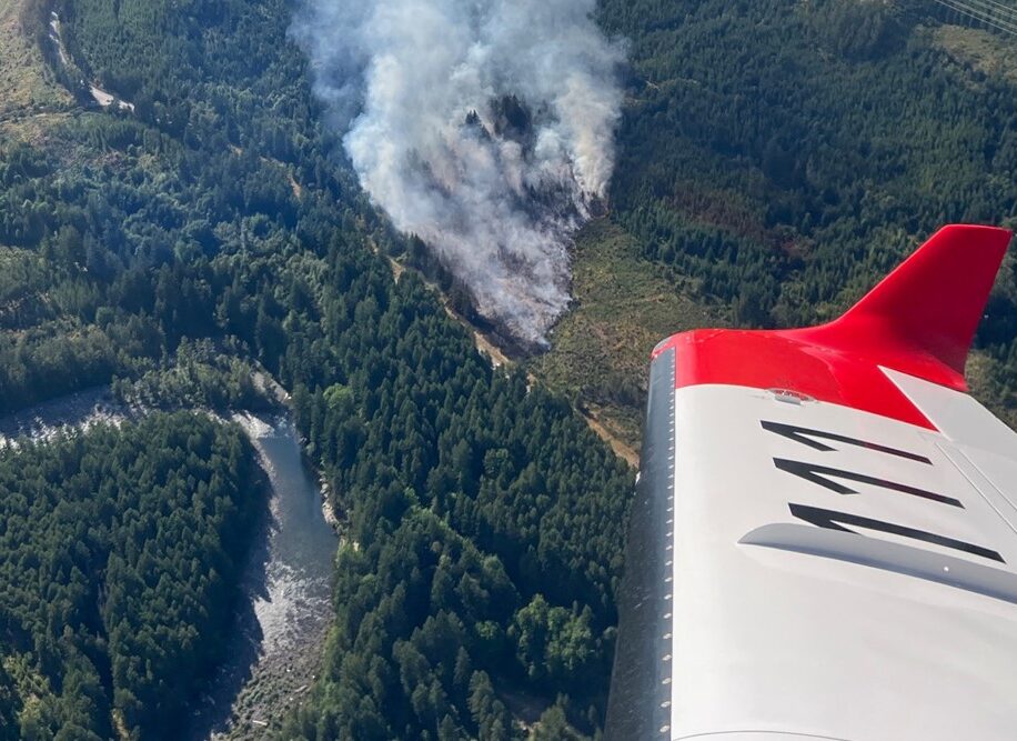 Nanaimo area wildfire now held by BC Wildfire Service crews