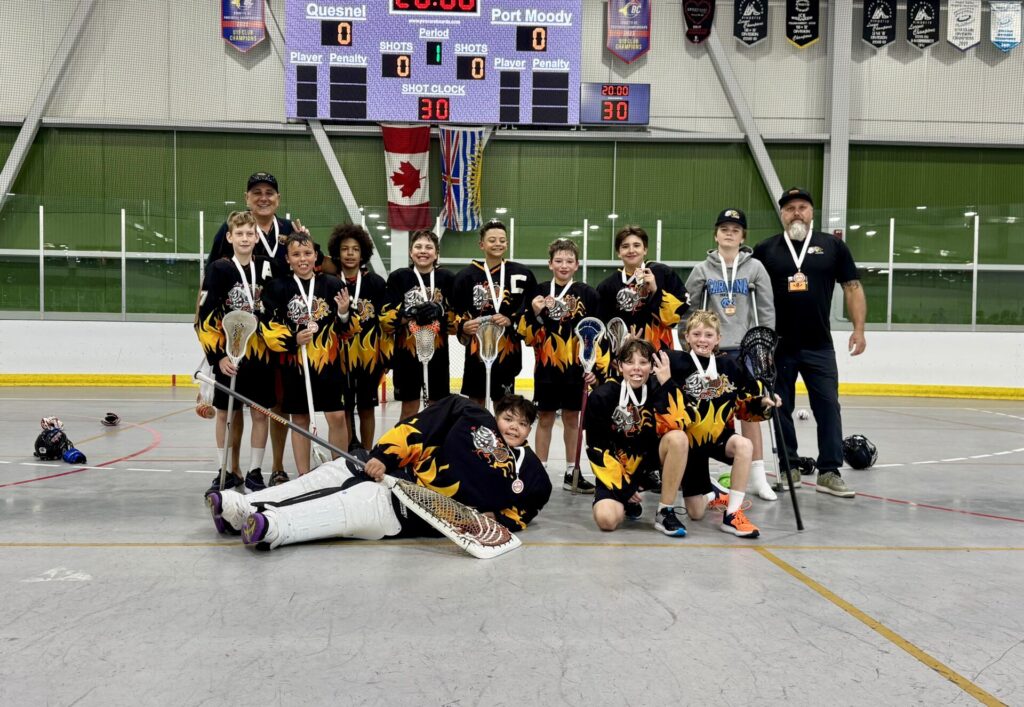 Quesnel U13C Lacrosse Boys bring Home Bronze