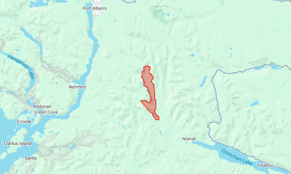 Mount Underwood fire evacuation now includes part of CVRD