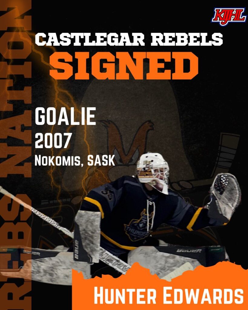 Rebel’s sign new goalie