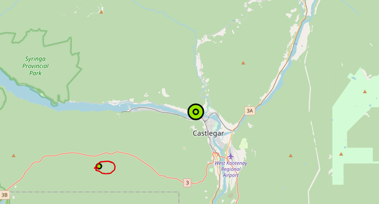 Robson wildfire under control