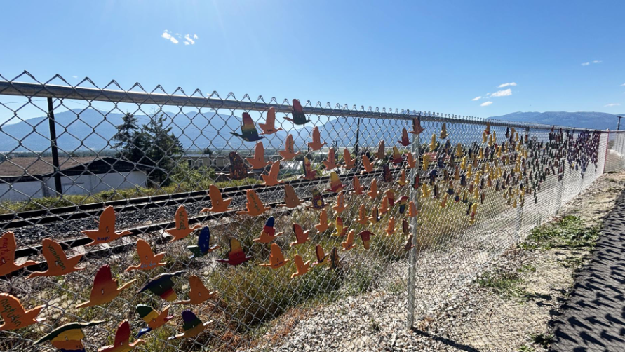 Wings of Change : A community art installation celebrates 100 years of growth