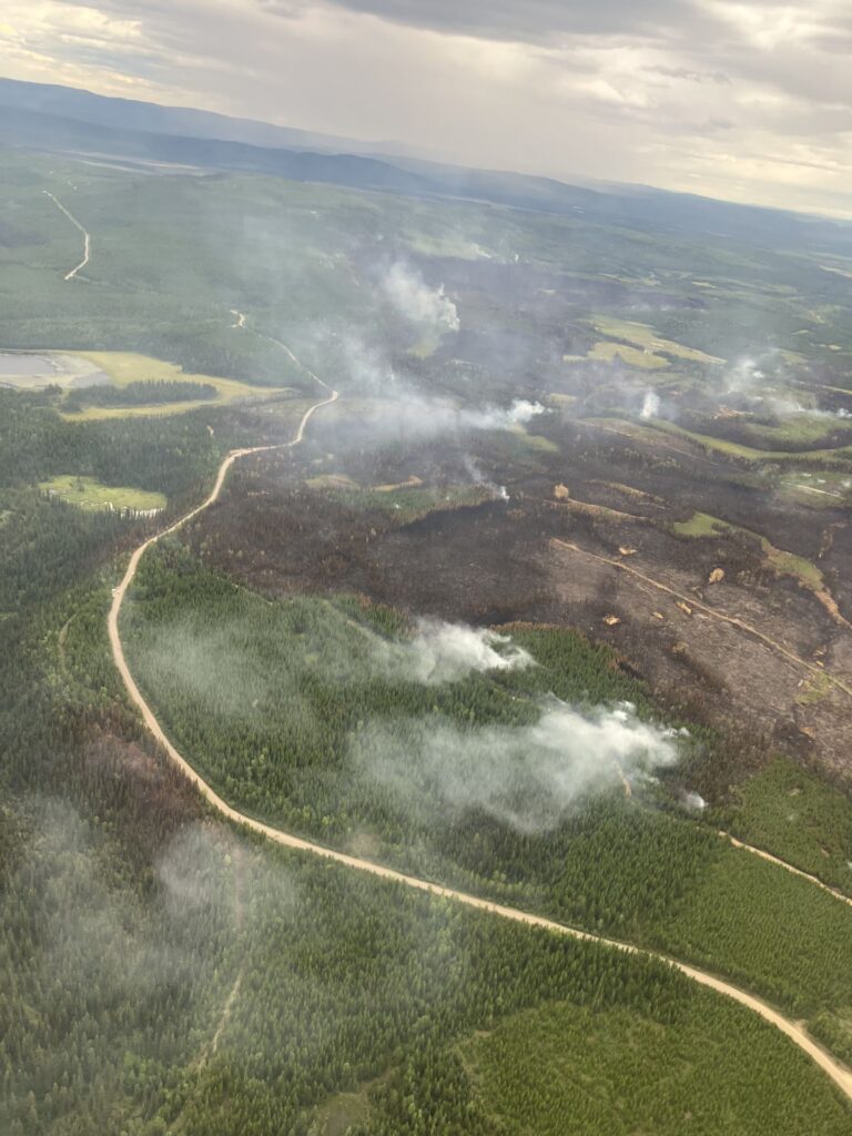Snaking River Wildfire reduced with help from cooler weather