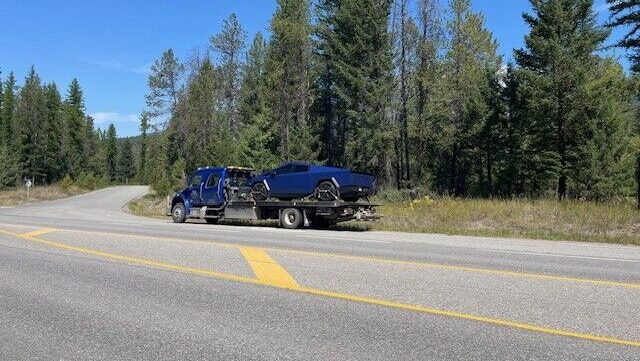 Speedy Cyber truck impounded in Elk Valley
