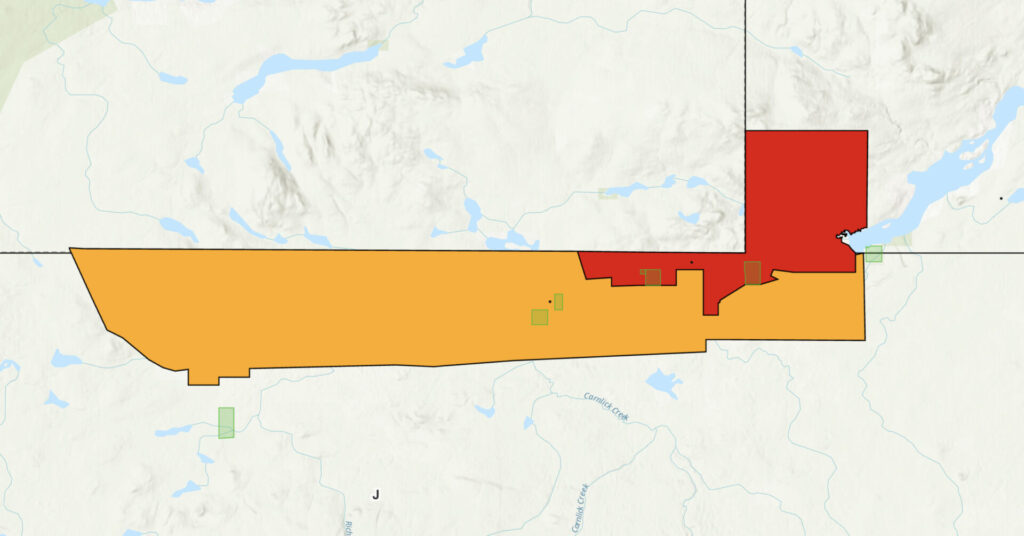 Evacuation Order Issued for Tsetzi Lake Area Fire