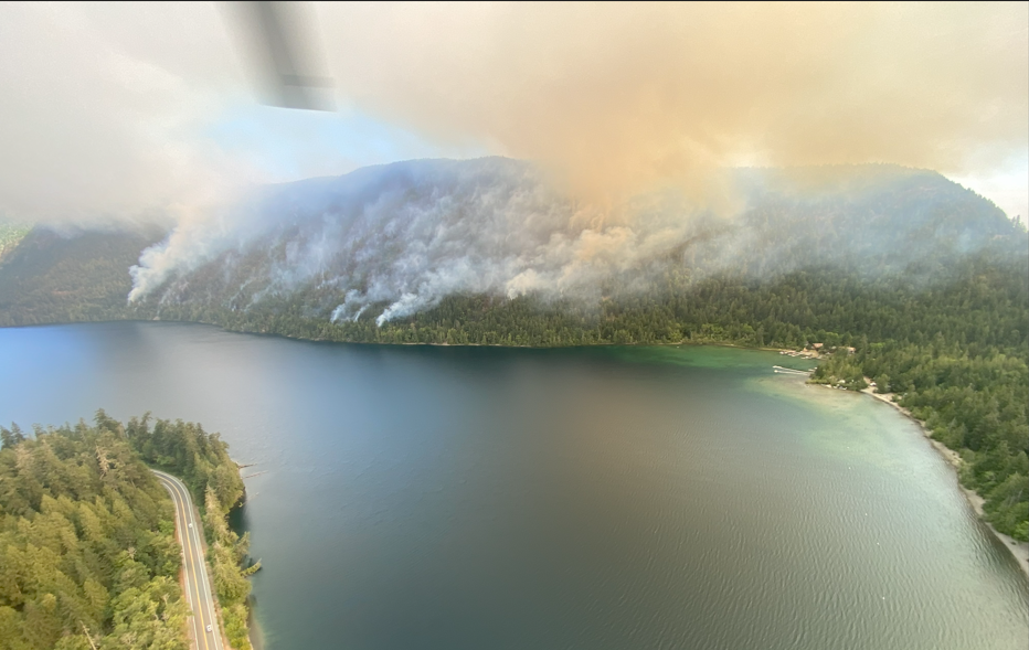 Crews continue battling Wesley Ridge fire with light wind, cooler weather 
