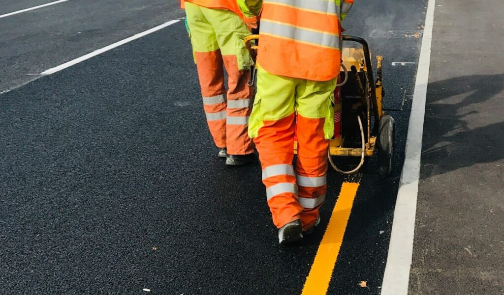 Line painting on North Cowichan roads for next three to four weeks