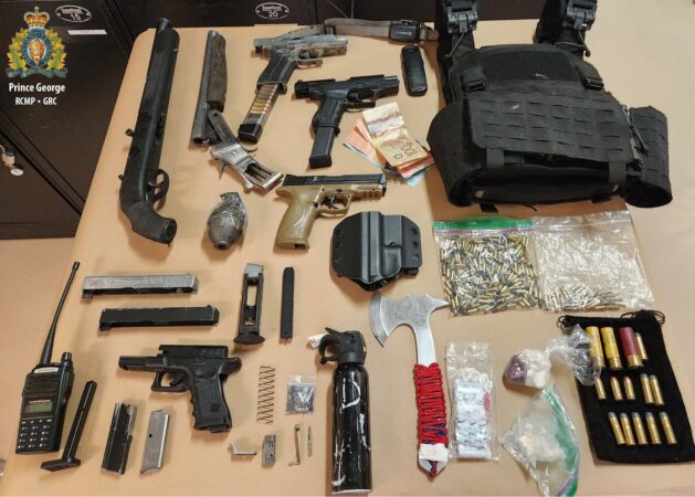 PG RCMP seize guns, drugs, and stolen goods following search warrants