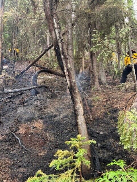 Wildfire put out near Old Glory Trail