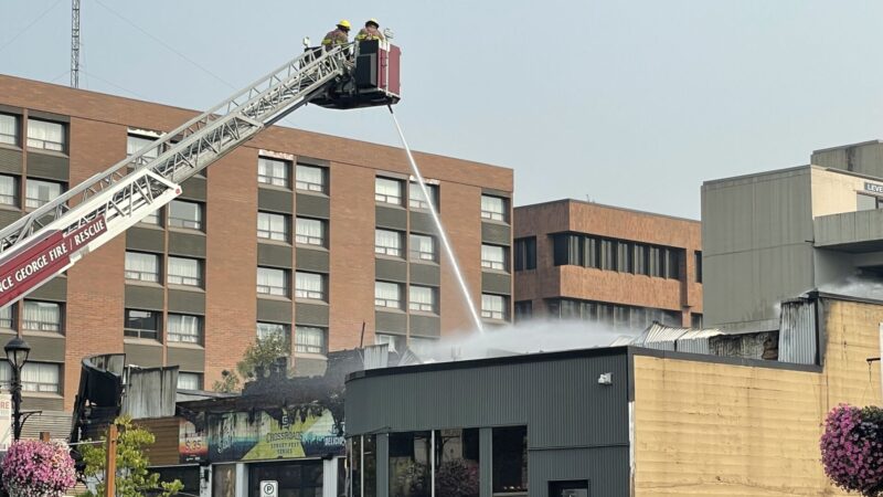 Work on early morning fire to last through the day for PG fire crews