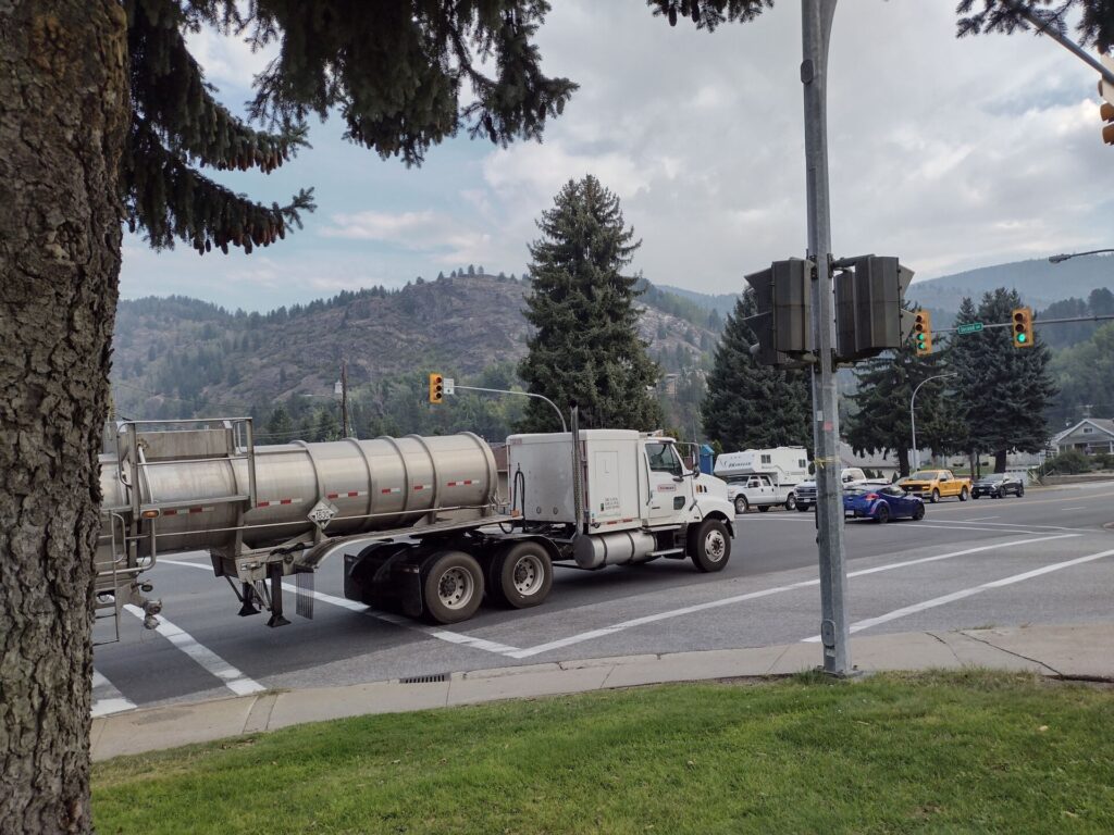 Driver ticketed after pedestrian struck in Trail