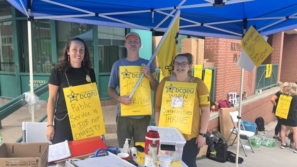 100 Nelson workers walk off job as BCGEU strike expands