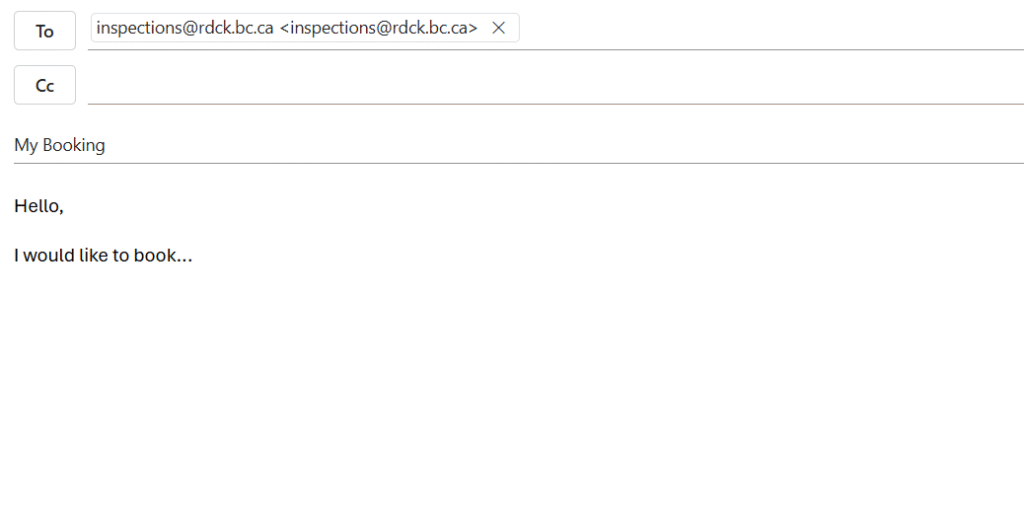New streamlined approach to booking a building permit inspection