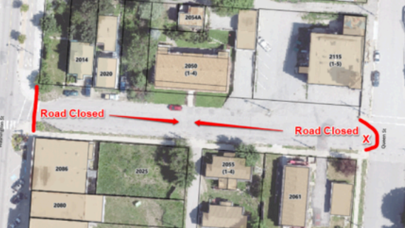 Temporary closure on Rossland’s Queen Street this Wednesday