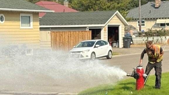 Water flushing underway in Sparwood
